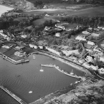 Aerial view of Charlestown including Limekilns and Harbour