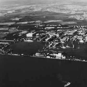 Oblique aerial view from SE