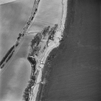 Aerial view of East Wemyss gasworks, taken from the SW.