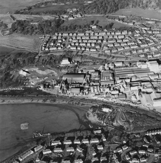 Oblique aerial view centred on the Alumina Works, taken from the S.