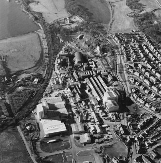Oblique aerial view centred on the Alumina Works, taken from the E.