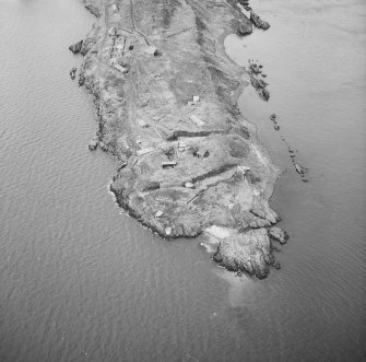 Oblique aerial view from South South East