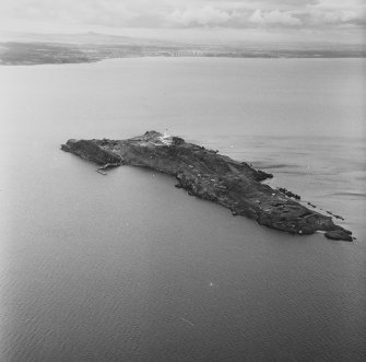 Aerial view from South, with Fife beyond.