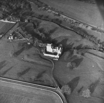 Aerial view of castle. Includes Turbine House.