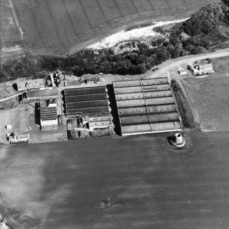 Oblique aerial view from West.