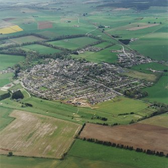 Oblique view centred on the village, taken from the NW.