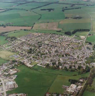 Oblique view centred on the village, taken from the SE.