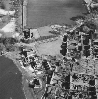 Oblique aerial view of Udny Green village taken from the W.