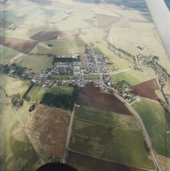 Oblique aerial view centred on the village, taken from the SW.