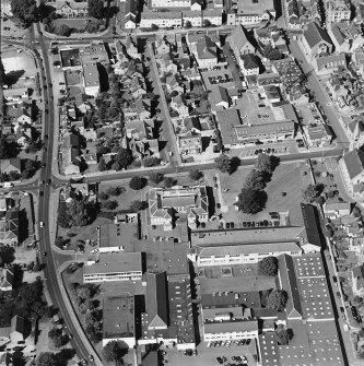 Oblique aerial view centred on the college, taken from the SSE.