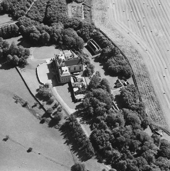 Oblique aerial view from NW.