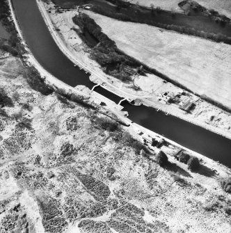 Aerial view of Cullochy Lock