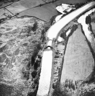 Aerial view of Cullochy Lock