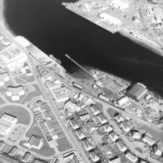 Aerial view of Thornbush quay and slipway