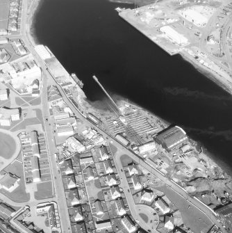 Aerial view of Thornbush quay and slipway