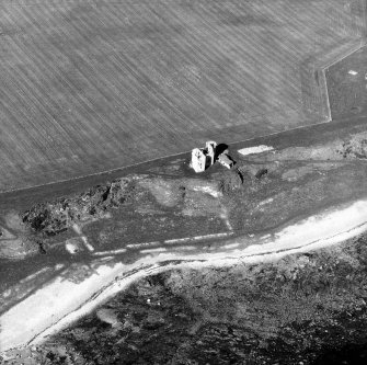Aerial view of Ballone Castle and Ballone Castle, Boundaries