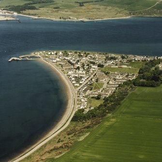 Aerial view of the town of Cromarty, taken from the SSW.