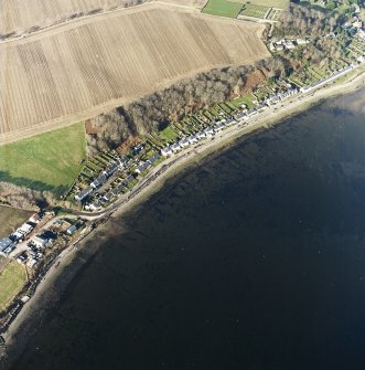 General oblique aerial view centred on the village, taken from the SE.