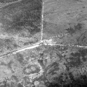 Railway dismantled. Railway Junction (NG 560 355)where railways divide into lines to Nos. 1 and 2 Mines