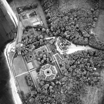 Dunrobin Castle, oblique aerial view, taken from the NE.