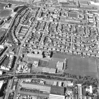 General oblique aerial view.