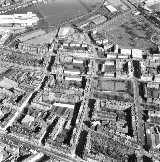 Oblique aerial view