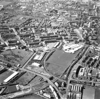 Oblique aerial view