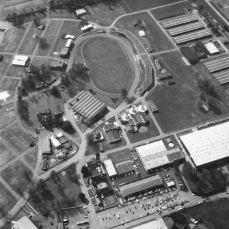 Oblique aerial view, Edinburgh, Ingliston, Royal Highland Showground.