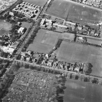 General oblique aerial view.