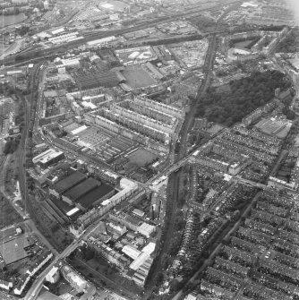 General oblique aerial view.