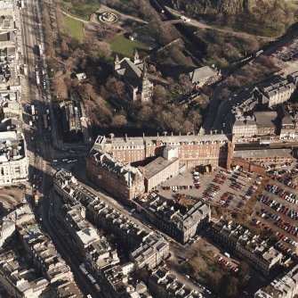 Aerial view from west
