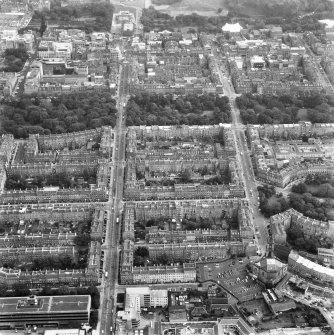 Edinburgh, New Town, Northern New Town.
Aerial view from North.