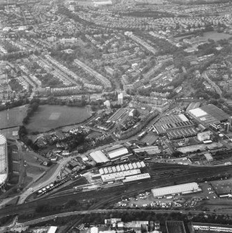 General aerial view of Roseburn