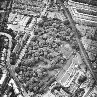 Oblique aerial view