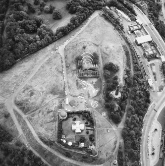 Aerial view showing designs for 1987 festival.