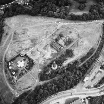 Aerial view. Showing designs for the 1987 festival