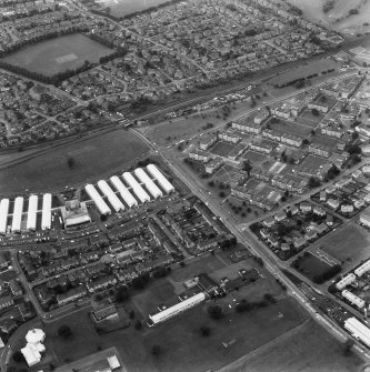 General oblique aerial view.