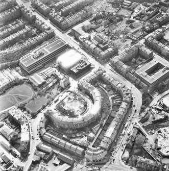 Stockbridge and Canonmills.
Aerial view.