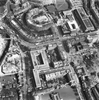 Stockbridge and Canonmills.
Aerial view.