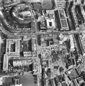 Stockbridge and Canonmills.
Aerial view.