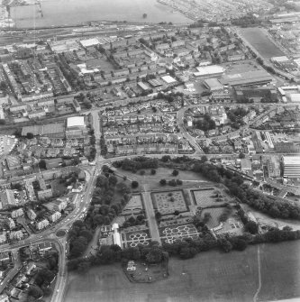 Oblique aerial view.