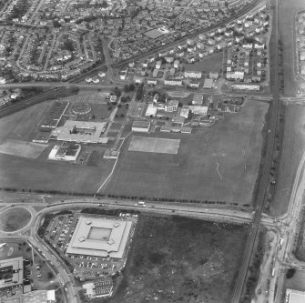 Oblique aerial view