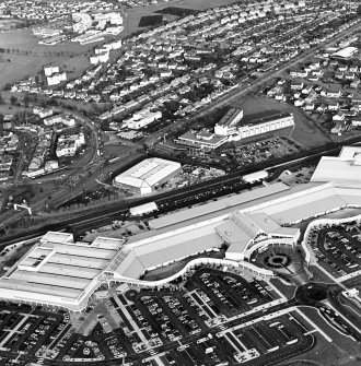 The Gyle shopping centre, oblique aerial view, taken from the SW.
