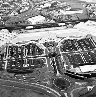 The Gyle shopping centre, oblique aerial view, taken from the SSW.
