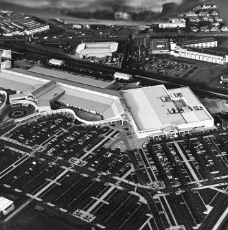 The Gyle shopping centre, oblique aerial view, taken from the S.