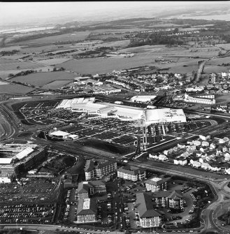 The Gyle shopping centre, oblique aerial view, taken from the S.