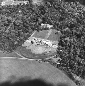 Oblique aerial view.