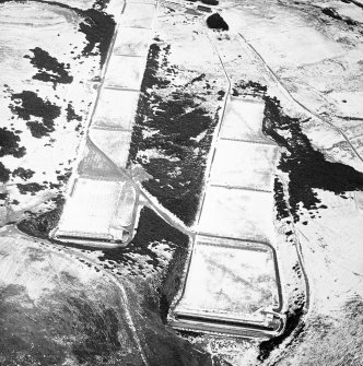 Oblique aerial view centred on the rifle range, taken from the NNW.