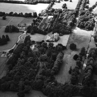 Newliston House
Aerial view from East