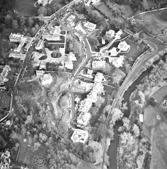 Oblique aerial view centred on Inveresk Gate, taken from the WSW.